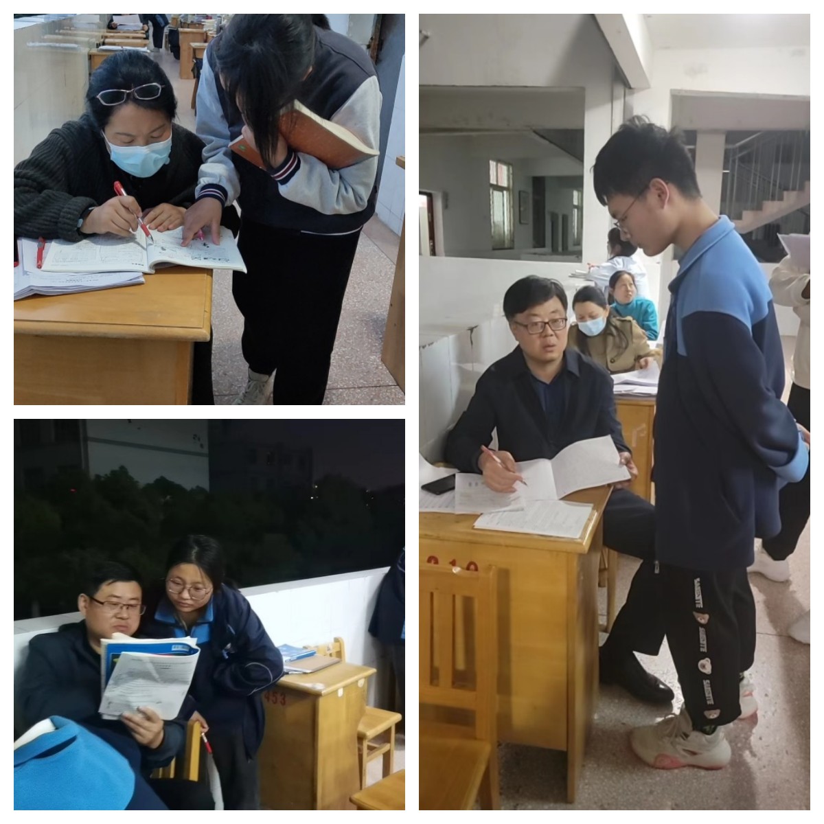 淮海中(zhōng)學高三“地攤輔導”生(shēng)意火(huǒ)爆